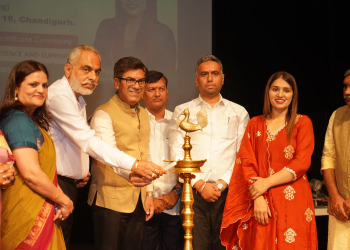 Mayor Saurabh Joshi honours women beneficiaries, distributes sewing machines at NGO’s 8th foundation day