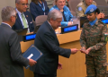 Indian woman combat helicopter pilot receives UN peacekeeping award