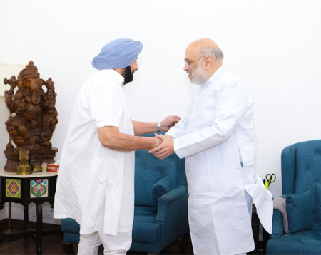 Amid reports of displeasure, former Punjab CM Amarinder Singh calls on HM Amit Shah
