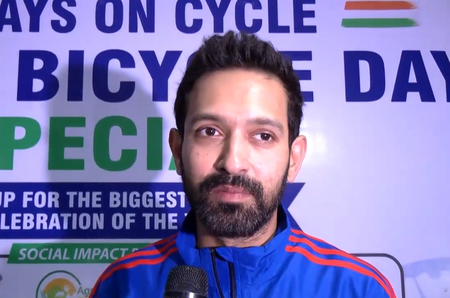 Vikrant Massey says cycling can transform health and help save the environment