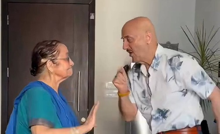 Anupam Kher shares adorable dance moment with mother Dulari