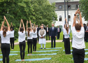‘Delightful to see youth embrace Yoga’: PM Modi after Slovak schoolchildren’s presentation