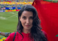 Nora Fatehi cheers for Morocco as she attends her ‘1st game’ of FIFA World Cup