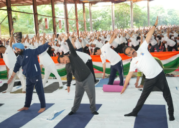 BJP chief Nitin Nabin participates in Yoga Day celebration in Punjab