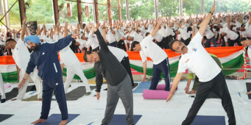 BJP chief Nitin Nabin participates in Yoga Day celebration in Punjab