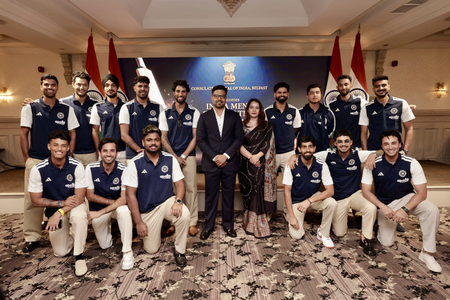 Belfast City Hall lights up in Tricolour as CGI hosts special reception for Team India