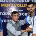 Sports Min Mandaviya felicitates Team India after historic Men’s Volleyball Cup bronze