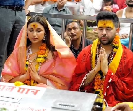Parineeti Chopra shares divine experience from Mahakal temple visit with Raghav Chadha