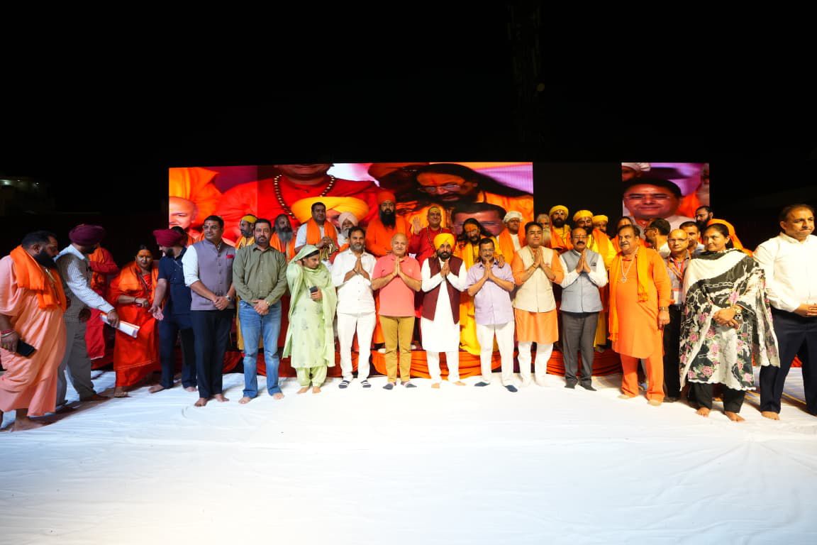Bhagwant Mann Govt Walking on Path of Dharma Shown by Gurus Sahiban, Saints and Seers: Arvind Kejriwal