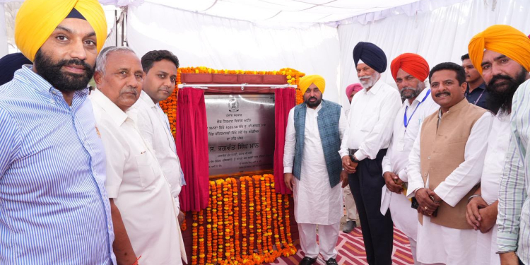 CM Bhagwant Singh Mann Lays Foundation Stone of Sports Stadium in Samana, Says Sports Are Most Effective Weapon Against Drugs