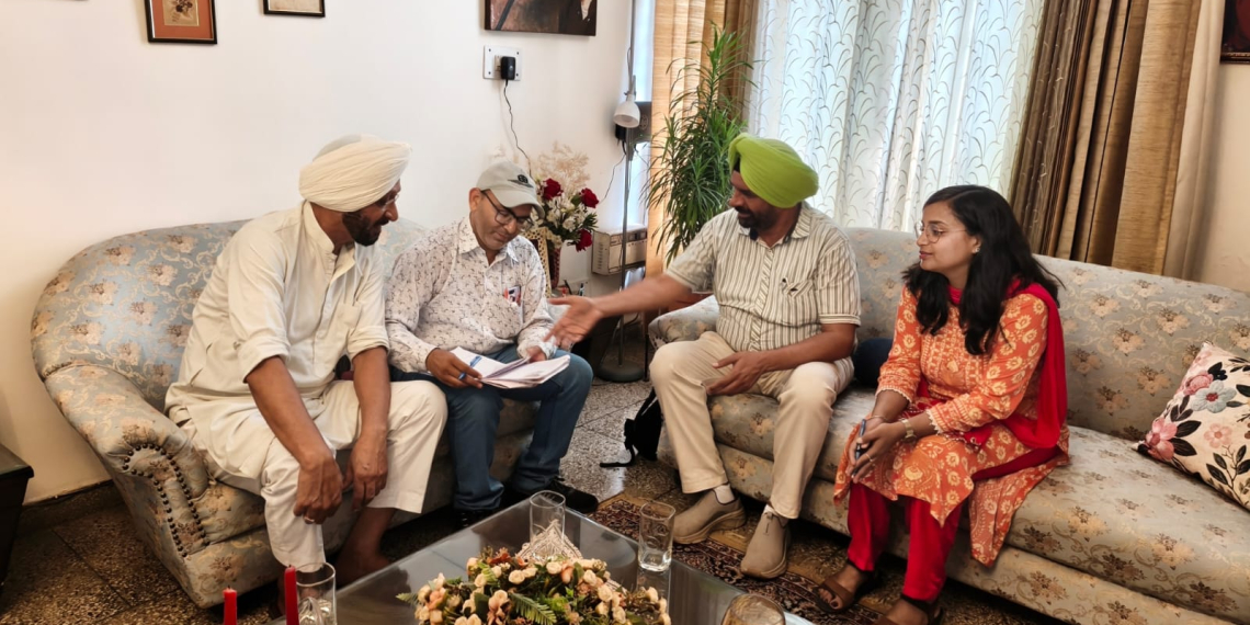 Punjabi Folk Singer Hardeep Gill Fills Enumeration Form under Special Intensive Revision-2026