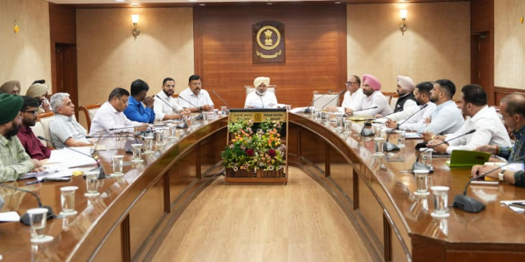 FINANCE MINISTER HARPAL SINGH CHEEMA CHAIRS PSTC REVIEW MEETING, ORDERS REDRESSAL OF TRADER GRIEVANCES WITHIN A WEEK