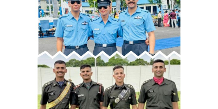 SEVEN MRSAFPI CADETS COMMISSIONED AS OFFICERS IN ARMY, AIR FORCE
