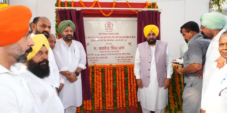 CM Bhagwant Singh Mann’s Major Gift for Dhuri Halqa; Lays Foundation Stone of Road Over Bridge to End Traffic Congestion & Strengthen Regional Connectivity