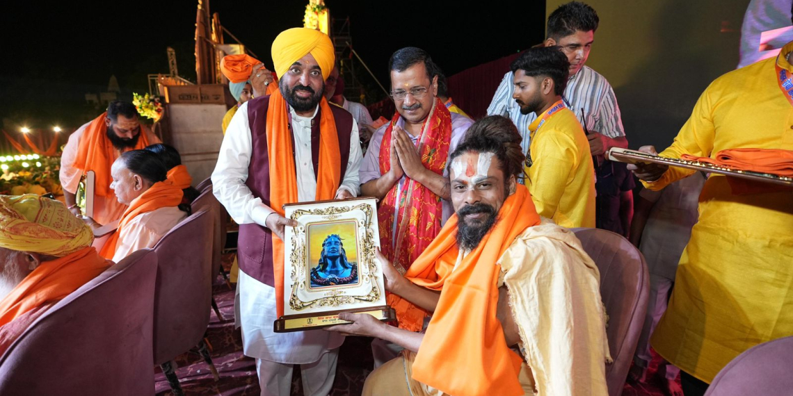 Bhagwant Mann Govt Walking on Path of Dharma Shown by Gurus Sahiban, Saints and Seers: Arvind Kejriwal