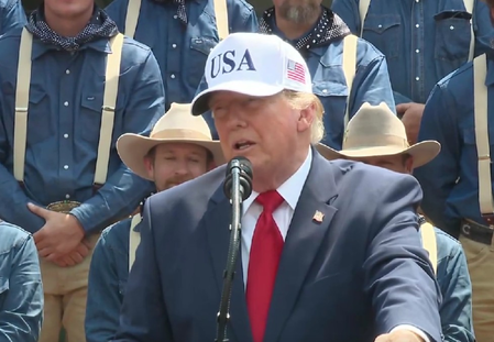 To put America first: Trump’s ‘US at 250’ message