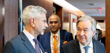 EAM Jaishankar discusses global hotspots, cooperation with UN chief