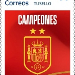 Spain’s postal service honours world champions with special commemorative stamp