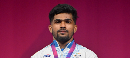 silver medalist weightlifter Raja Muthupandi