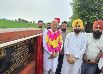 ਸ਼ੁਤਰਾਣਾ ਹਲਕੇ ਦੇ 56 ਪਿੰਡਾਂ ਦੀ 68,500 ਏਕੜ ਜ਼ਮੀਨ ਨੂੰ ਮਿਲਿਆ ਸਿੰਚਾਈ ਲਈ ਨਹਿਰੀ ਪਾਣੀ: ਬਰਿੰਦਰ ਕੁਮਾਰ ਗੋਇਲ