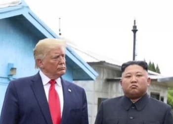 Trump posts photo with North Korean leader Kim, says ‘we get along great’