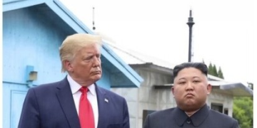 Trump posts photo with North Korean leader Kim, says ‘we get along great’