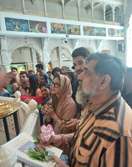 Sunny Leone ISKCON temple