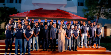 India High Commissioner hosts Team India ahead of Colombo Test
