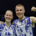 Badminton WC: Take champagne and gulp it; that’s Gicquel-Delrue’s way to celebrate historic gold