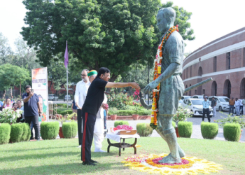 Sports Min Mandaviya leads National Sports Day celebrations at Major Dhyan Chand Stadium