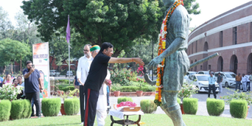 Sports Min Mandaviya leads National Sports Day celebrations at Major Dhyan Chand Stadium
