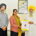 Gurmeet Singh Khudian hands over job letters to four new recruits in Animal Husbandry Dept