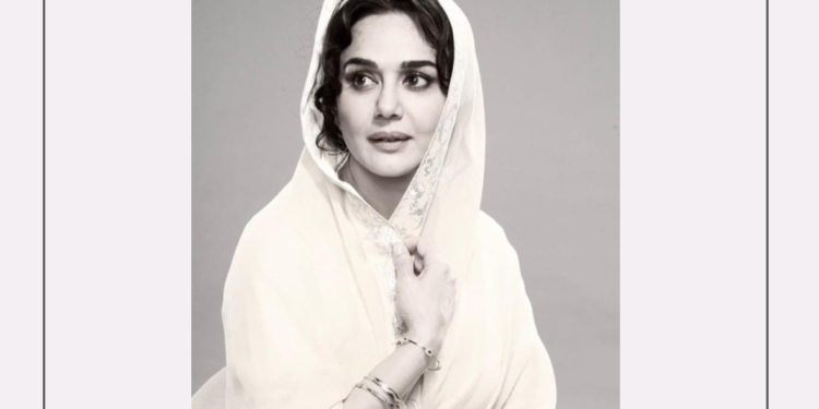 Preity Zinta drops a picture from her look test for Hamida from ‘Batwara 1947’