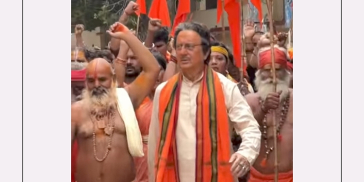 Anupam Kher completes ‘Shri Rambhoomi’ shoot, calls film a ‘deep spiritual experience’