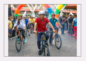 Sports min Mansukh Mandaviya leads 88th edition of Fit India Sundays on Cycle at BRICS Run & Ride 2026