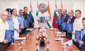 Rajnath Singh unveils ‘RAKSHA’ defence diplomacy document