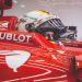 Sebastian Vettel drives Michael Schumacher’s Ferrari F2002 in tribute to F1 legend