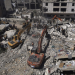 building collapses in Gaza