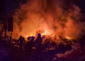 luxury cars burnt