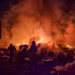 luxury cars burnt