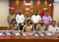 GANGSTER BURI BASANTKOTIA AMONG FIVE HELD AFTER HOT CHASE IN GURDASPUR; SIX PISTOLS RECOVERED