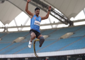 Asian Para Games: Dharmaraj Solairaj defends gold with record-breaking 7.15m leap
