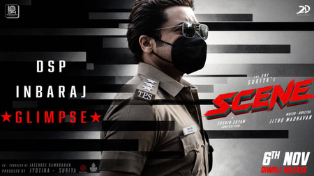‘Scene’ makers release glimpse video of Suriya’s character DSP Inbaraj