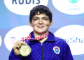 Manisha's historic Worlds gold