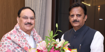 Dy CM Shukla meets Nadda