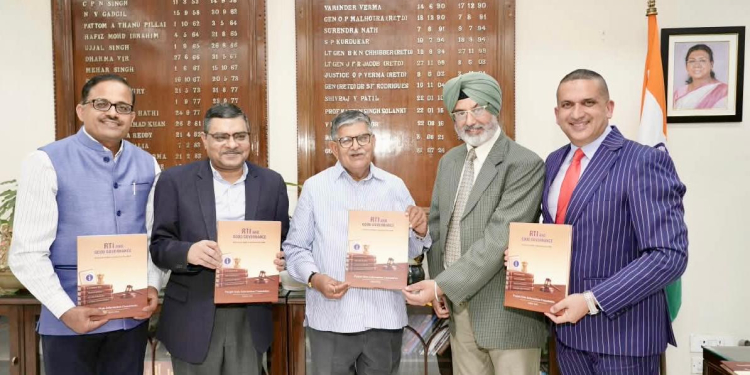 Book on “RTI and Good Governance” Presented to Governor Punjab at Lok Bhawan, Chandigarh