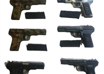 THREE UTTRAKHAND RESIDENTS AMONG FOUR HELD WITH SEVEN SOPHISTICATED PISTOLS
