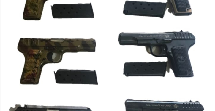 THREE UTTRAKHAND RESIDENTS AMONG FOUR HELD WITH SEVEN SOPHISTICATED PISTOLS