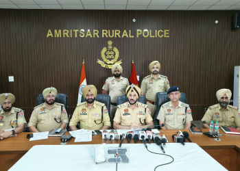 PUNJAB POLICE BUSTS PAK ISI-BACKED MODULE; FOILS CONSPIRACY TO TARGET POLICE BUILDINGS AND SOLVES KHASA CANTT IED BLAST CASE