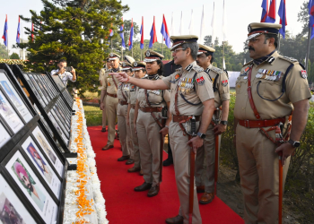 POLICE COMMEMORATION DAY OBSERVED AT PAP HQs; DGP GAURAV YADAV PAYS GLOWING TRIBUTES TO POLICE MARTYRS